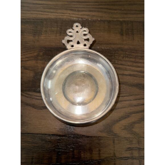 Vintage Pewter Porringer Dish - Shirley Williamsburg Virginia Handmade - Picture 7 of 7